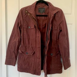 Lucky Brand Burgundy Utility Jacket